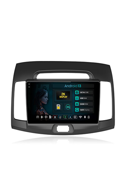 HUB64 Navigatie 2K Hyundai Elantra (2006-2011), 4GB RAM, Octacore, Slot Sim 4G
