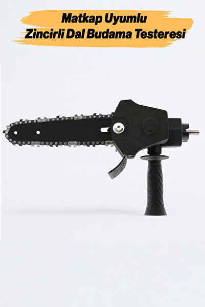 NZB Matkap Uyumlu Zincirli Dal Budama Testeresi Ahşap Sunta MDF Kesme Aparatı...