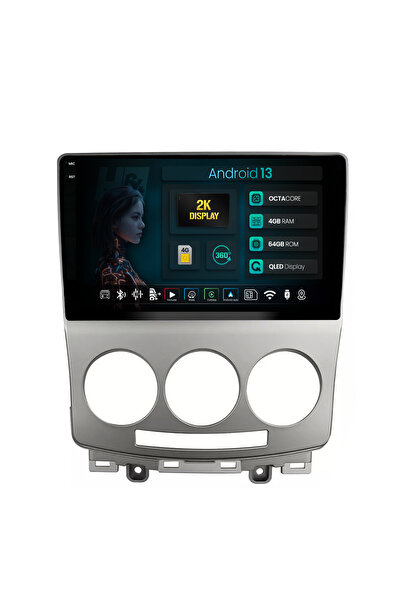 HUB64 Navigatie 2K Mazda 5 (2005-2010), 4GB RAM, Octacore, Slot Sim 4G