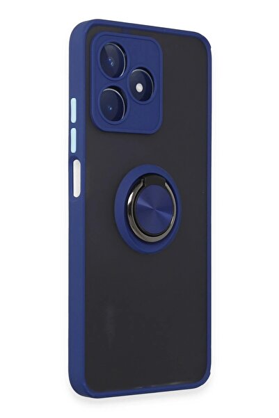 OEM Realme C53 Case Montreal Ring Silicone Cover - Navy Blue-(5796) - Anindasepet2475-3454
