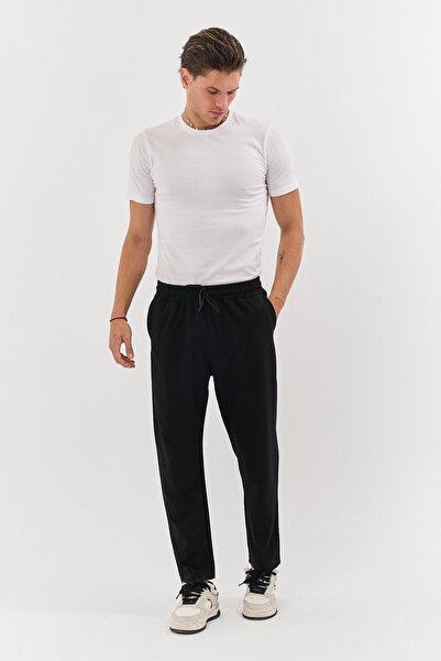Dechers Men's Zebra Print Stretch Fabric Jogger Pants E221