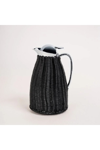 Dallaty Stainless Steel Vf Rattan With Design Of Bamboo Brown 1L