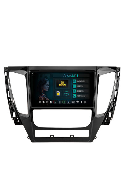HUB64 Navigatie 2K Mitsubishi Pajero (2016-2018), 4GB RAM, Octacore, Slot Sim 4G