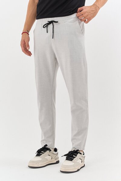 Dechers Ανδρικό παντελόνι Jogger από ελαστικό ύφασμα E221