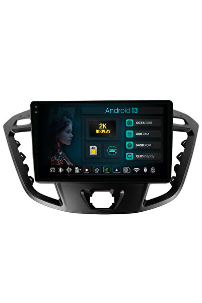 HUB64 Navigatie 2K Ford Transit / Tourneo (2012-2020), 4GB RAM, Octacore, Slo...