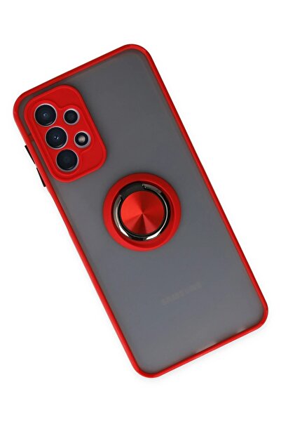 OEM Samsung Galaxy A23 4g Case Montreal Ring Silicone Cover - Red-(5796) - Tnx2430-6323