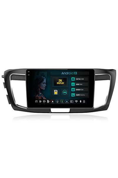 HUB64 Navigatie compatibila 2K Honda Accord 9 (2013-2017), 4GB RAM, Octacore,...