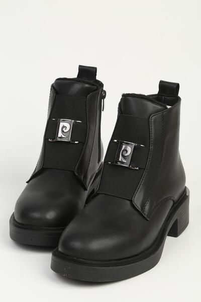 Pierre Cardin Siyah Cilt Bot PC-55159