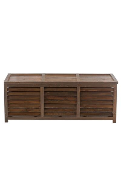 DacEnergy Garden storage box, made of pine wood, piston lid, des...