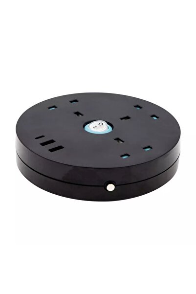 Home Best وصلة طاقة، 3 مقابس في المملكة المتحدة، 2 منفذ USB-A، 1 منفذ USB-C، 2 متر، أسود