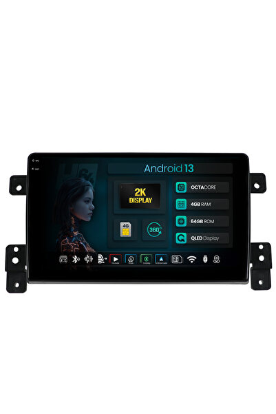 HUB64 Navigatie 2K Suzuki Grand Vitara (2005-2015), 4GB RAM, Octacore, Slot S...