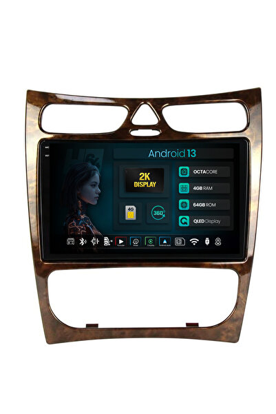 HUB64 Navigatie 2K Benz CLK (W209) (2002-2006), 4GB RAM, Octacore, Slot Sim 4G