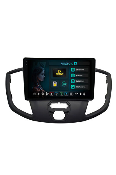 HUB64 Navigatie 2K Ford Transit (2014-2020), 4GB RAM, Octacore, Slot Sim 4G