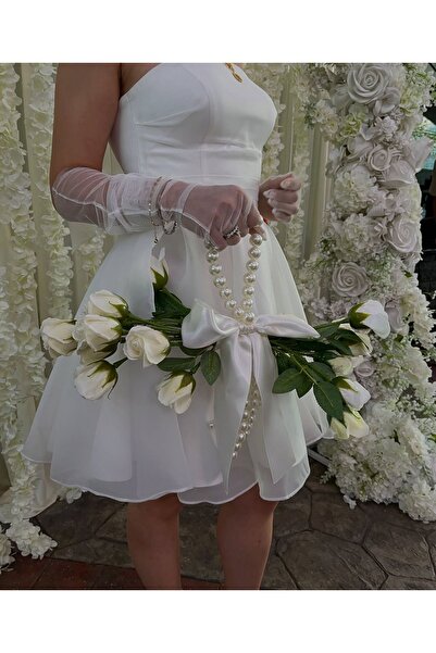 Genel Markalar Pinterest Trend Gelin El Çiçeği- Beyaz Gül Gelin Buketi – EN M...