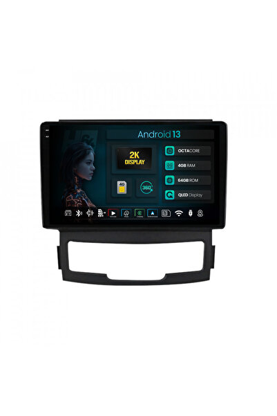 HUB64 Navigatie 2K Ssang Yong Korando (2010-2013), 4GB RAM, Octacore, Slot Si...