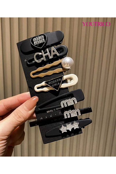 Youtrico Side Clip Luxe Maillard Star Hairpin for Vintage-Chic Styling