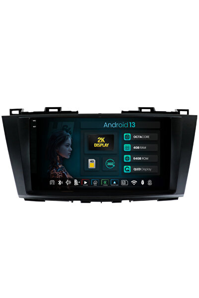 HUB64 Navigatie 2K Mazda 5 (2010-2015), 4GB RAM, Octacore, Slot Sim 4G