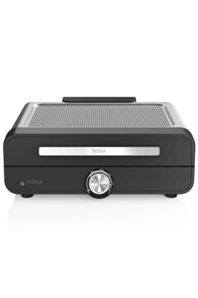 NINJA Electric Grill GR101EU, 1450W, 28x37 cm, Fast heating, 60-260C, 2 Plates, Black