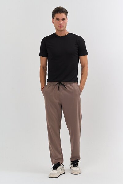 Dechers Ανδρικό παντελόνι Jogger από ελαστικό ύφασμα E221