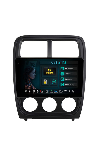 HUB64 Navigatie 2K Dodge Caliber (2010-2012), 4GB RAM, Octacore, Slot Sim 4G