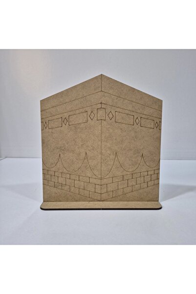 toptanetkinlikboyama مجموعة رسم خشبية ثنائية الأبعاد للكعبة |   نشاط إسلامي تعليمي للأطفال |   منتج لوحة دينية من الخشب المضغوط (غير مُجمَّع)