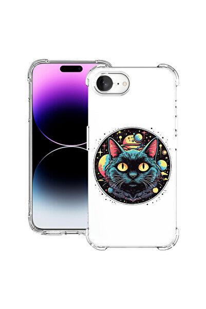 bestcase Carcasă spate antișoc pentru Apple iPhone 16e, Mystic Black Cat, 198...