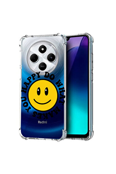 bestcase Carcasă spate antișoc pentru Poco C75 / Redmi 14C / A4, Happy Smiley...