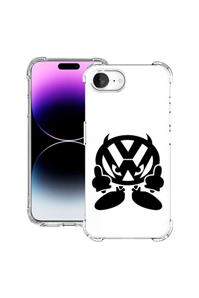 bestcase Anti Shock Back Case For Apple iPhone 16e, VW Devil, 1988231 AS 1641