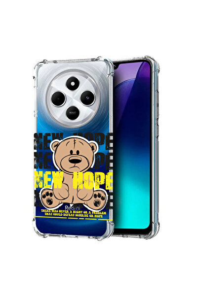 bestcase Carcasă spate antișoc pentru Poco C75 / Redmi 14C / A4, Teddy Bear N...