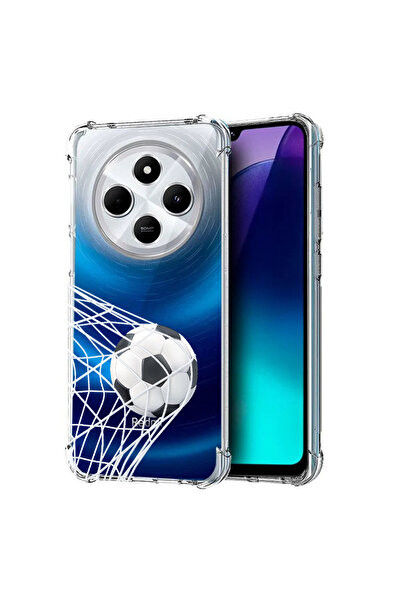 bestcase Carcasă spate antișoc pentru Poco C75 / Redmi 14C / A4, Fotbal - Goo...