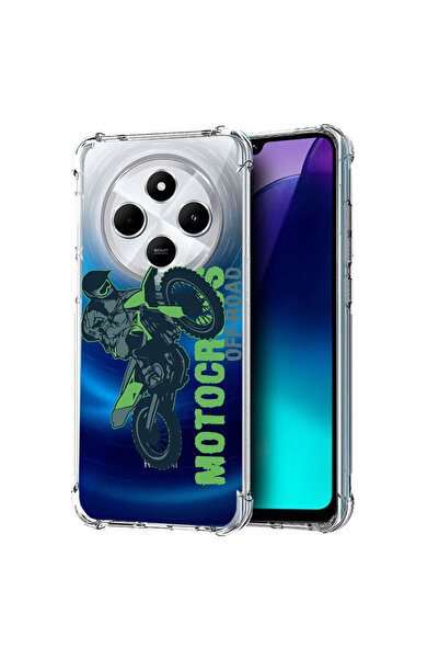 bestcase Carcasă spate antișoc pentru Poco C75 / Redmi 14C / A4, Motocross, 1...