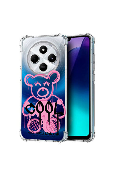 bestcase Carcasă spate antișoc pentru Poco C75 / Redmi 14C / A4, Teddy Bear C...