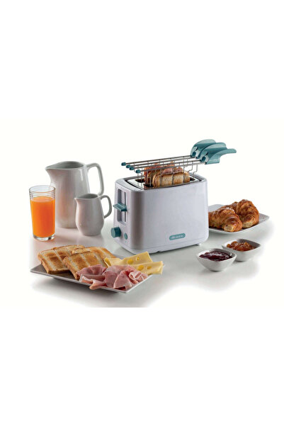 ARIETE Bread toaster BREAKFAST 0157/04, 760W, 2 slices, Stop button, 7 levels, Removable tray, White