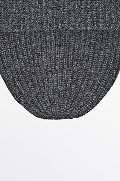 Massimo Dutti Fitilli %100 kaşmir bere