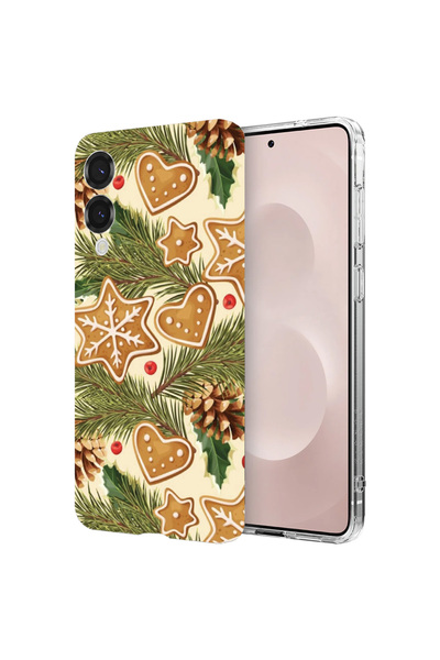 bestcase Αντικραδασμική θήκη πλάτης για Samsung Galaxy S25 Edge, Χριστουγεννι...