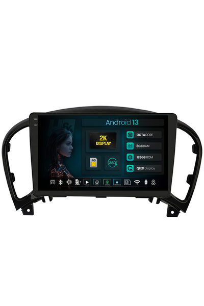HUB64 Navigatie 2K Nissan Juke (2010-2015), 8GB RAM, Android 13, Octacore, Sl...