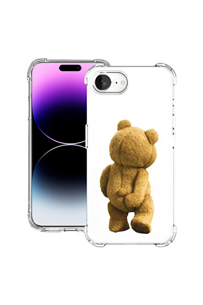 bestcase Anti Shock Back Case For Apple iPhone 16e, Teddy Bear Hidden Shot, 1...