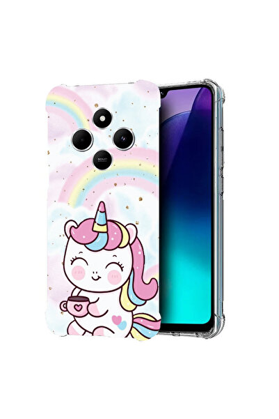 bestcase Carcasă spate antișoc pentru Poco C75 / Redmi 14C / A4, Little Unico...