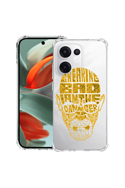 bestcase Carcasă spate antișoc pentru OPPO Reno13 F 5G, Calligraphy Braking B...