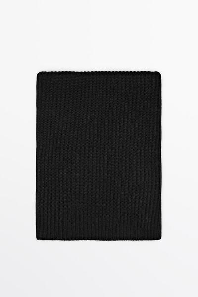 Massimo Dutti Fitilli %100 kaşmir atkı