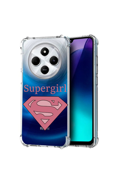 bestcase Carcasă spate antișoc pentru Poco C75 / Redmi 14C / A4, Supergirl, 1...