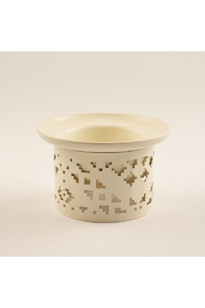 Dallaty Stainless Steel Nuts Bowl Naseej Collection, Beige