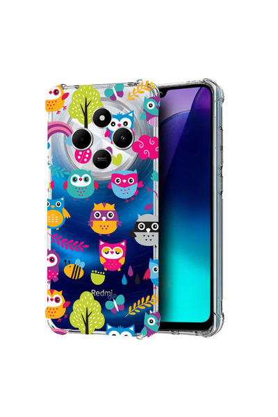 bestcase Carcasă spate antișoc pentru Poco C75 / Redmi 14C / A4, Bufniță, 199...