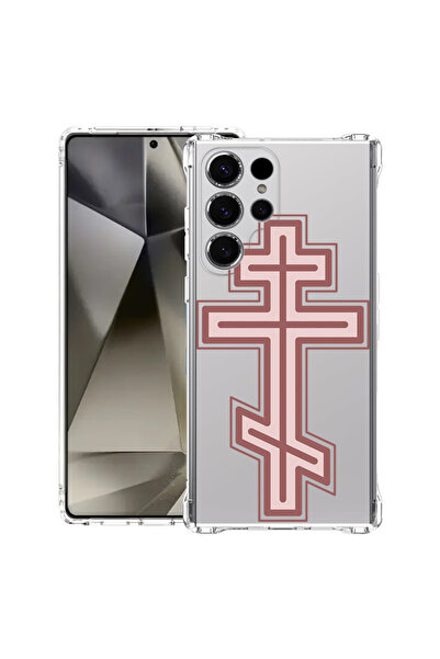 bestcase Carcasă spate antișoc pentru Samsung Galaxy S25 Ultra, Classic Cross...