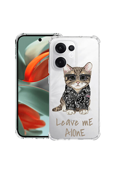 bestcase Carcasă spate antișoc pentru OPPO Reno13 F 5G, Leave Me Alone Cat, 1...