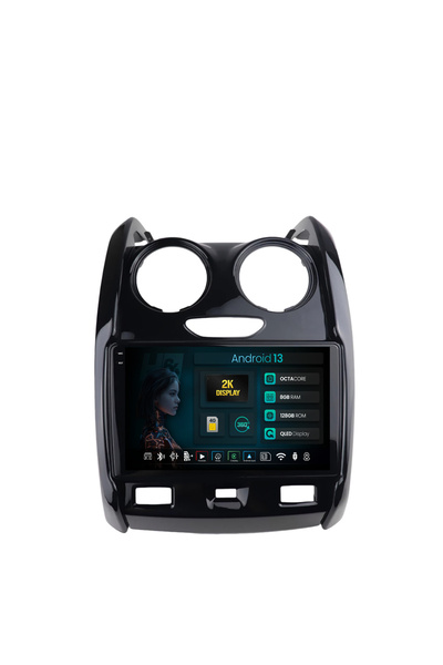 HUB64 Navigatie 2K Dacia Duster (2012-2019), 8GB RAM, Android 13, Octacore, S...