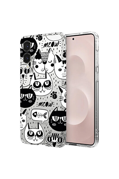 bestcase Carcasă spate antișoc pentru Samsung Galaxy S25 Edge, Cool Cats, 198...