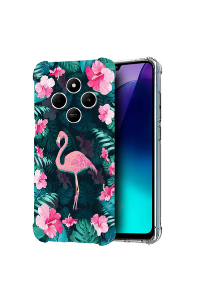 bestcase Carcasă spate antișoc pentru Poco C75 / Redmi 14C / A4, Flamingo, 19...