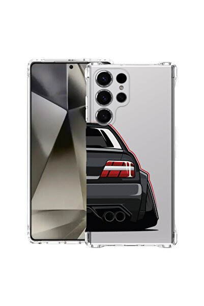 bestcase Carcasă spate antișoc pentru Samsung Galaxy S25 Ultra, cu lumină spa...