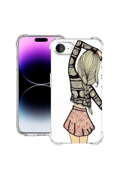 bestcase Anti Shock Back Case For Apple iPhone 16e, Girl Friend, 1988231 AS 188